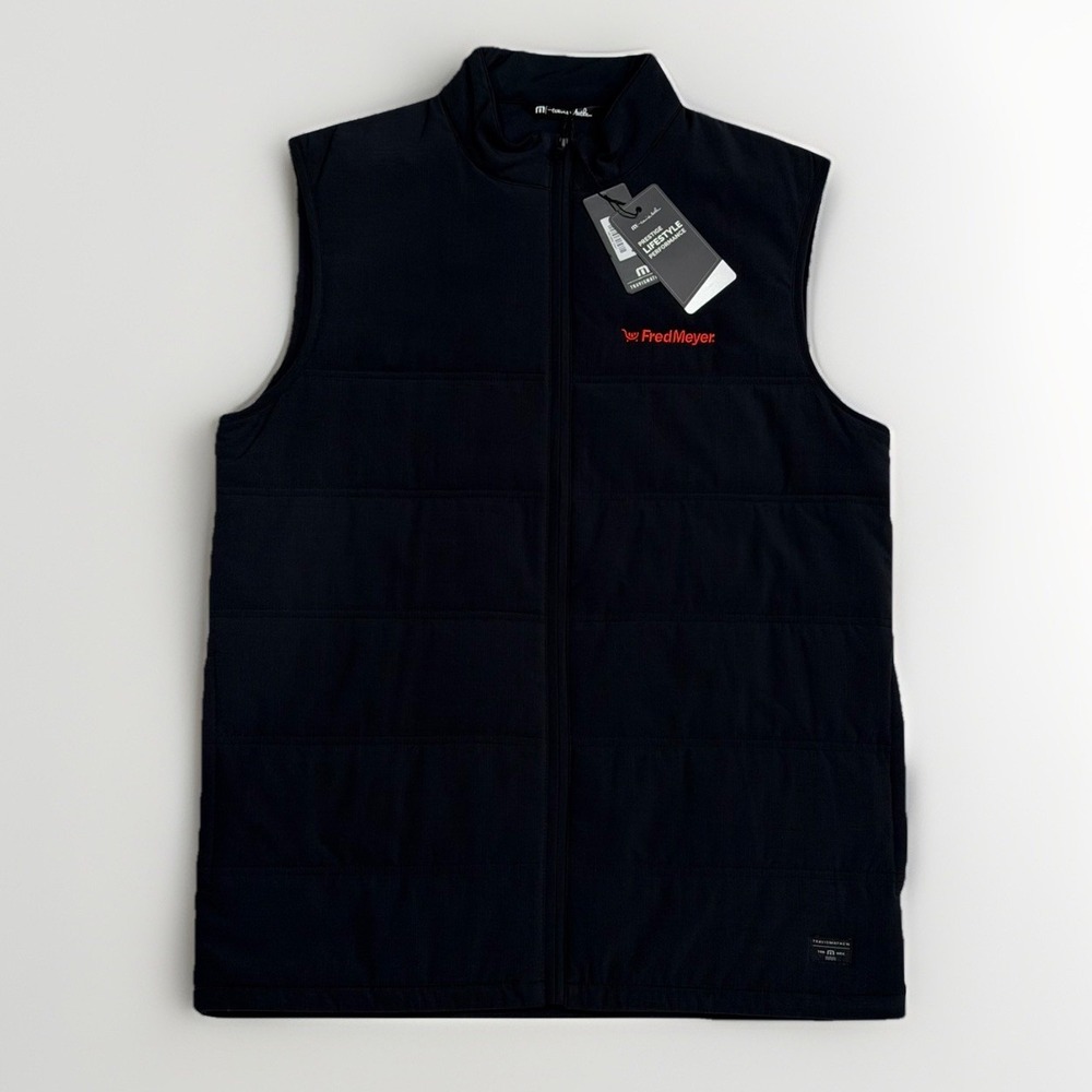NWT Travis Mathew Golf Men's Size M Vest‎ Cold Bay Quilted Insulated Puffer LOGO
